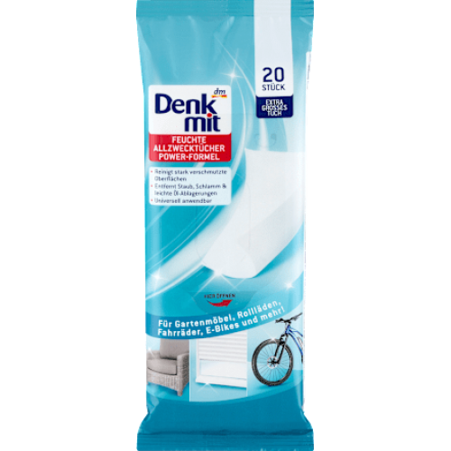 Denkmit Універсальні вологі серветки Heavy Duty 20 шт