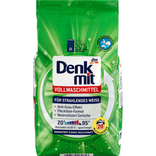 Denkmit Пральний порошок для білого одягу 20 прань 1,35 кг