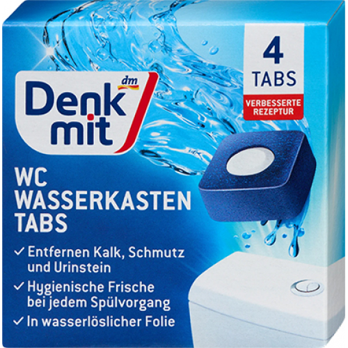 Denkmit Таблетки для бачка унітазу, 4 шт