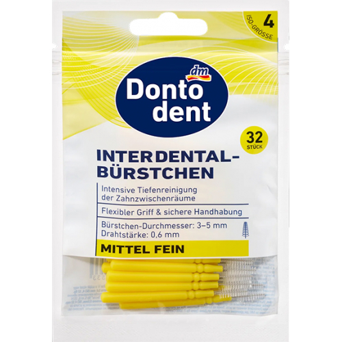 Dontodent Щітки міжзубні ISO 4, 32 шт