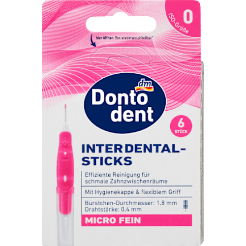 Dontodent Щітки міжзубні рожеві 6 шт
