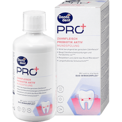 Dontodent Ополіскувач для ротової порожнини PRO+ Gum Probiotic Active, 400 мл