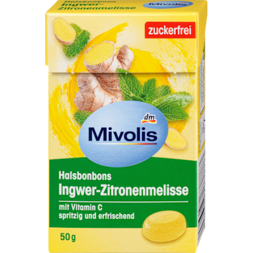 Mivolis Льодяники Імбир-Меліса 50 г