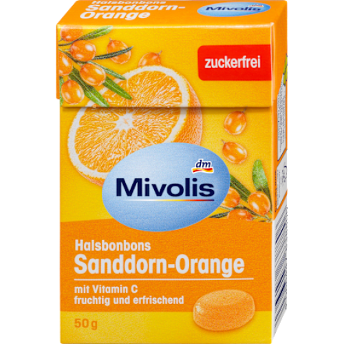 Mivolis Льодяники Обліпиха-Апельсин 50г