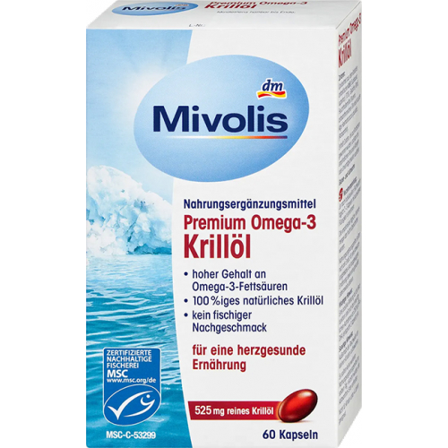 Mivolis Преміум Омега-3, капсули 60 шт., 45 г