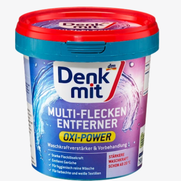 Denkmit Плямовивідник OXI Power для кольорових тканин, 750 г