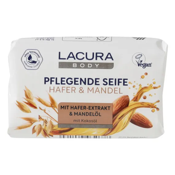 Lacura туалетне мило з екстрактом вівса та олією миндаля 150 г