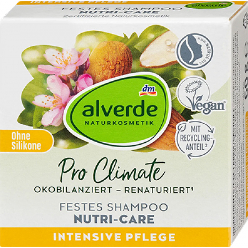 Alverde Твердий шампунь Nutri-Care, 60 г