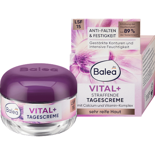 Balea Крем для обличчя Vital+ зміцнюючий SPF 15 50 мл
