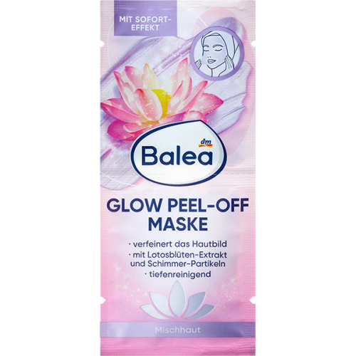 Balea Маска для обличчя Glow Peel-Off (2x8 мл), 16 мл