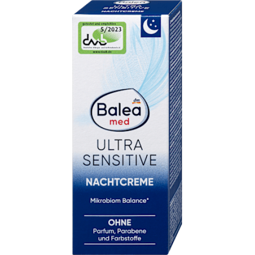 Balea MED Нічний крем для обличчя Ultra Sensitive 50 мл