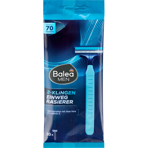 Balea Одноразові бритви з 2 лезами, 10 шт