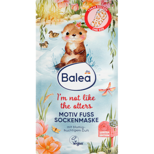 Balea Макса для ніг Motiv Fuß Sockenmaske I'm not like the otters (1 пара), 2 шт