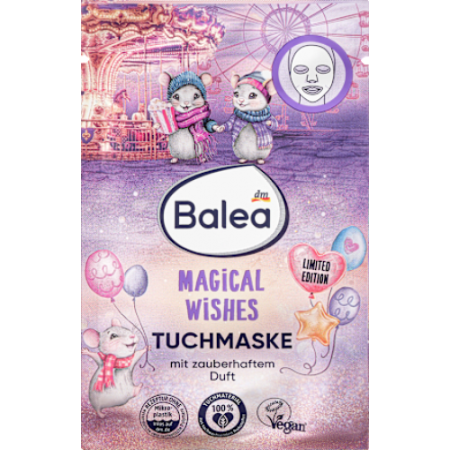 Balea Тканинна маска Magical Wishes, 1 шт
