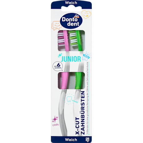 Dontodent Щітка зубна юніор м'яка ( від 6 років) 2шт
