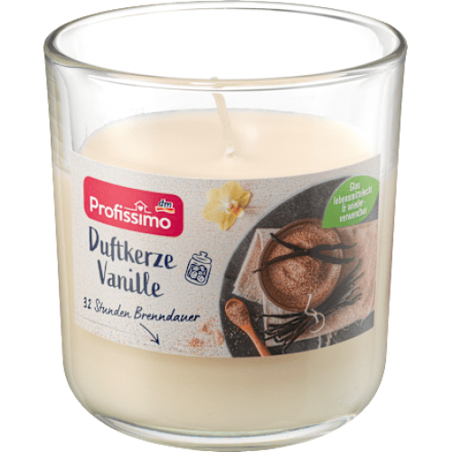 Profissimo Ароматична свічка в склянці ваніль, 1 шт