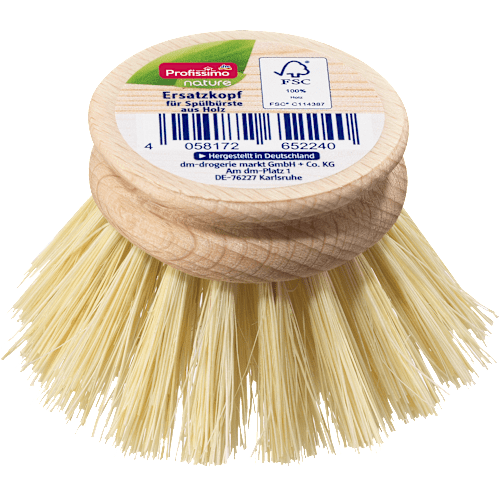 Profissimo Змінна головка nature для дерев'яної щітки для посуду, 1 шт