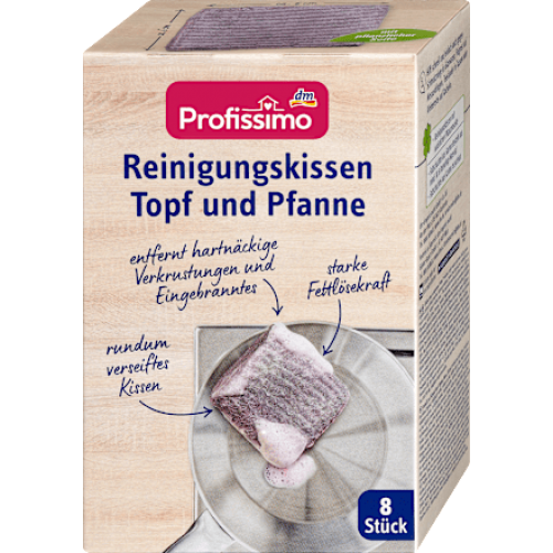 Profissimo Подушечка з милом для чищення кастрюль 8 шт