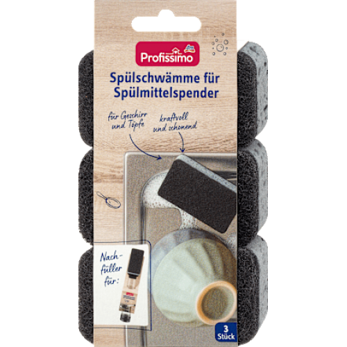 Profissimo Губки для посуду та каструль для дозатора миючих засобів 3 шт