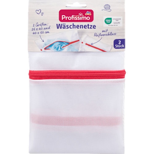 Profissimo Сітки для прання білизни на блискавці, 2 шт.