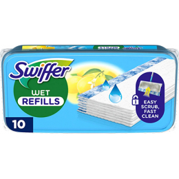 Swiffer Змінний набір вологих серветок для підлоги, 10 штук