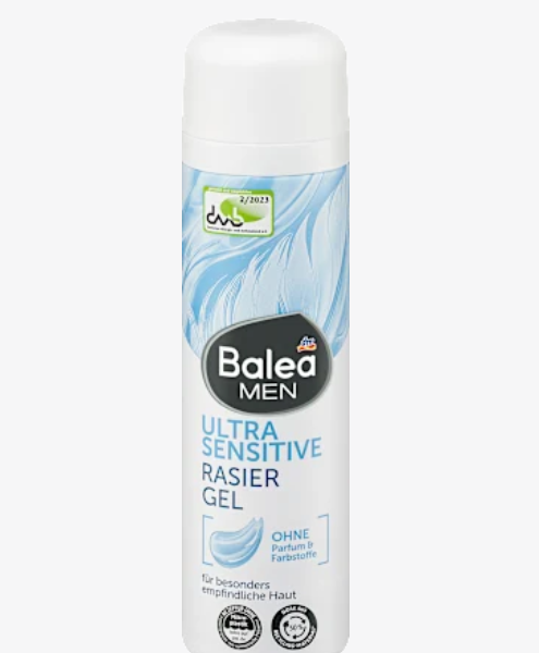 Balea Гель для гоління для надзвичайно чутливої ​​шкіри, 200 мл