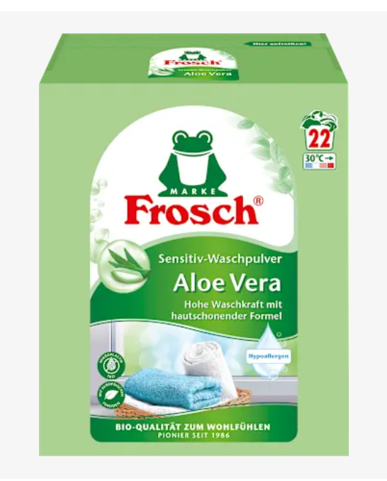 Frosch Порошок Алое Вера Sensitive, 22 прання