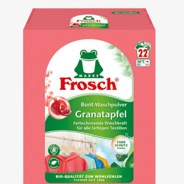 Frocsh Пральний порошок кольору граната, 22 прання