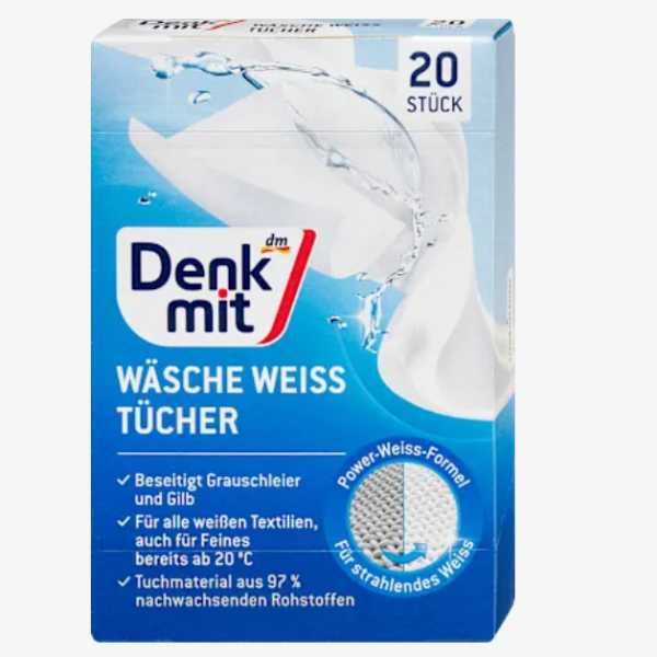 Denkmit Відбілюючі серветки для білизни