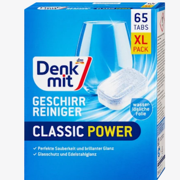 Denkmit Таблетки для посудомийної машини Classic, 65 таблеток