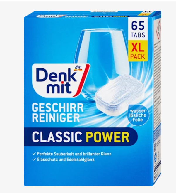 Denkmit Таблетки для посудомийної машини Classic, 65 таблеток