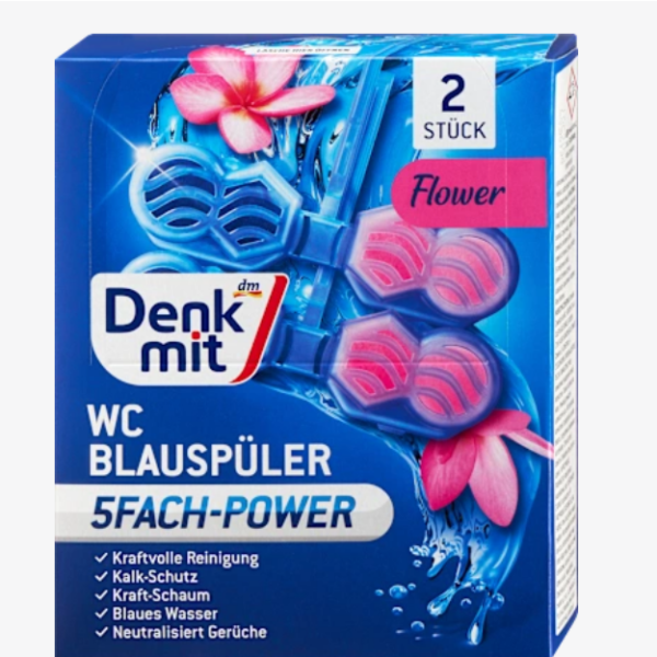 Denkmit Засіб для чищення унітазу ароматний ополіскувач Засіб для чищення унітазу ароматний 2 шт