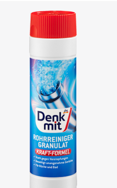Denkmit Гранули для прочищення каналізації, 600 г