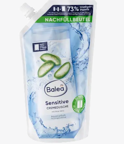 Balea Змінний набір крему для душу Sensitive, 600 мл