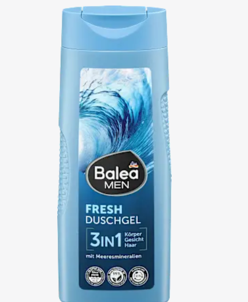 Balea Гель для душу «Свіжий 3 в 1», 300 мл