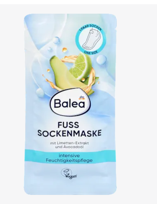Balea Шкарпетки-маски для ніг (1 пара), 2 штуки