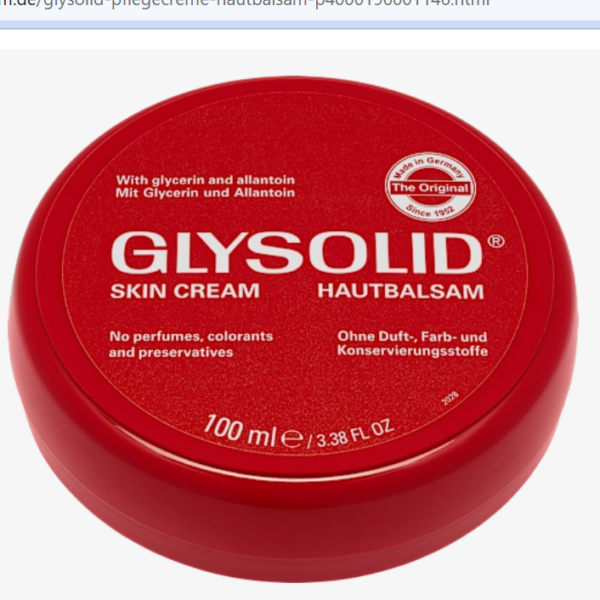 Glusolid Живильний крем/бальзам для шкіри, 100 мл