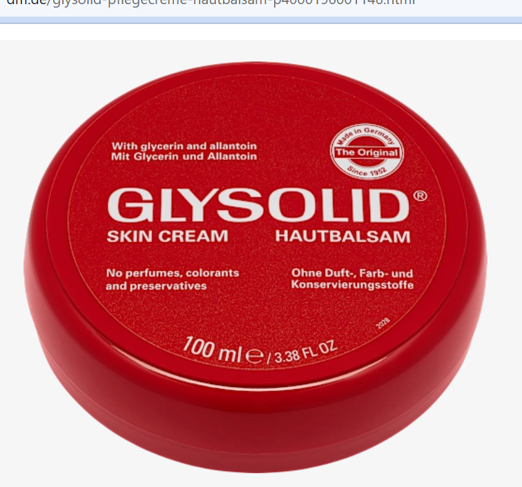 Glusolid Живильний крем/бальзам для шкіри, 100 мл
