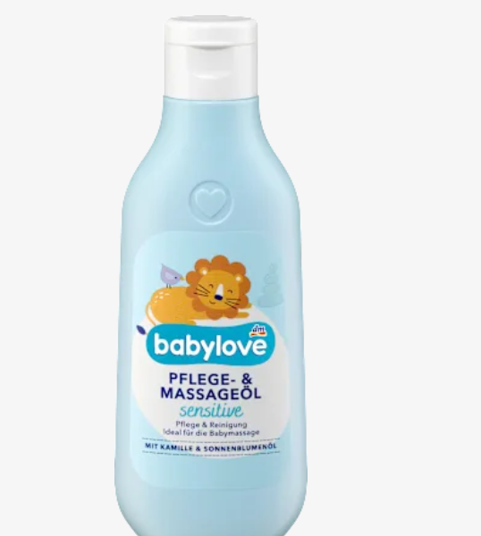Babylove Олія для догляду за дитиною та масажу для чутливої шкіри, 250 мл