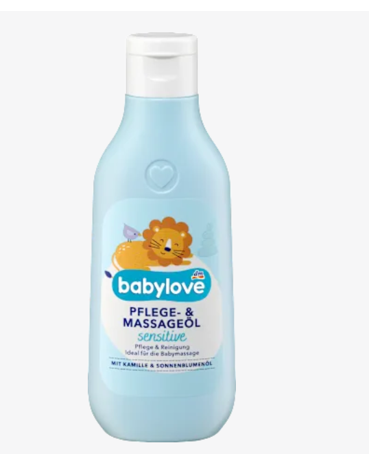 Babylove Олія для догляду за дитиною та масажу для чутливої шкіри, 250 мл