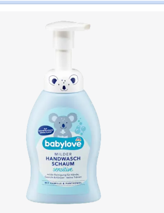 Babylov М'яка піна для миття рук для чутливої шкіри, 250 мл