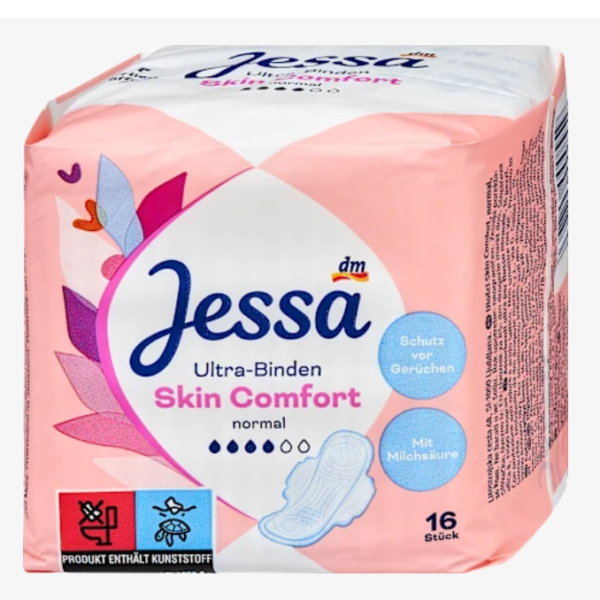 Jessa Ультрагігієнічні прокладки Skin Comfort Normal, 16 шт.