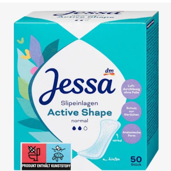 Jessa Щоденні прокладки Active Shape Normal, 50 шт.