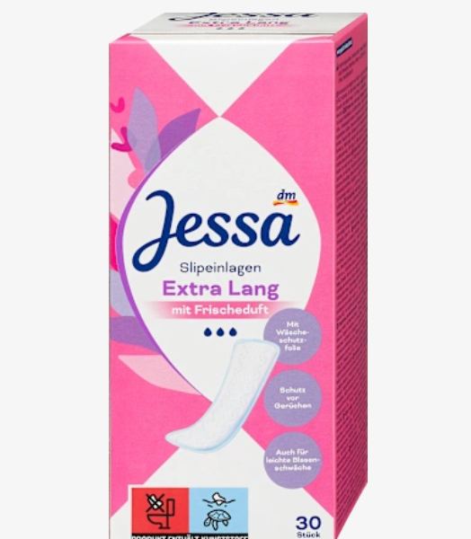 Jessa Slipeinlagen Extra Lang Frischeduft, 30 St