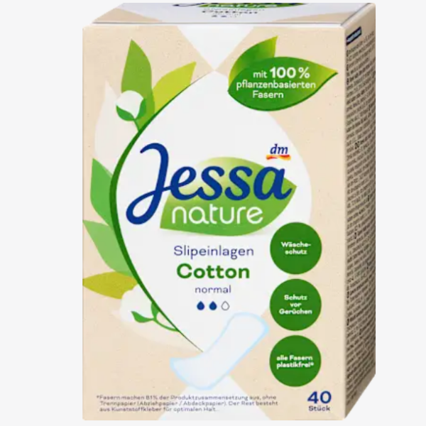 Jessa Щоденні прокладки Cotton Normal, 40 шт.