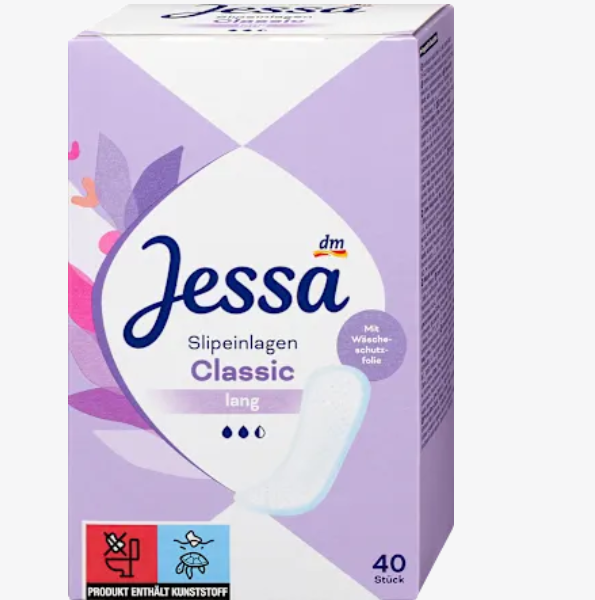 Jessa Щоденні прокладки Classic Long, 40 шт.