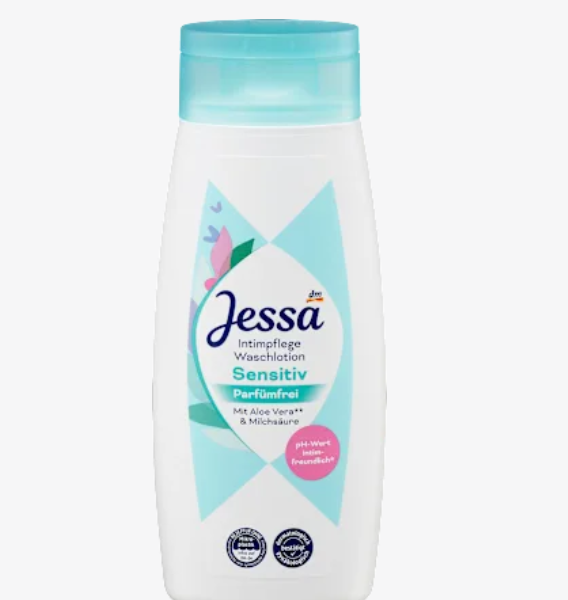Jessa Лосьйон для інтимної гігієни для чутливої ​​шкіри без ароматизаторів, 300 мл