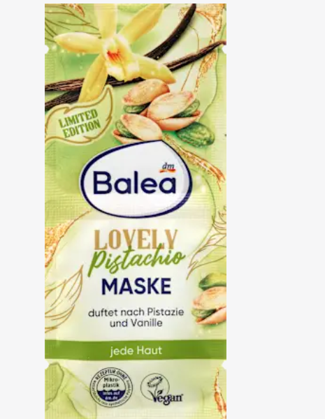 Balea Крем-маска для обличчя Lovely Pistachio, 16 мл