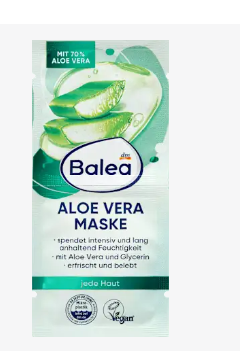 Balea Маска для обличчя з алое вера, 16 мл
