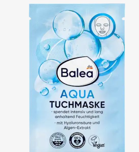 Balea Тканина-маска Aqua, 1 шт.